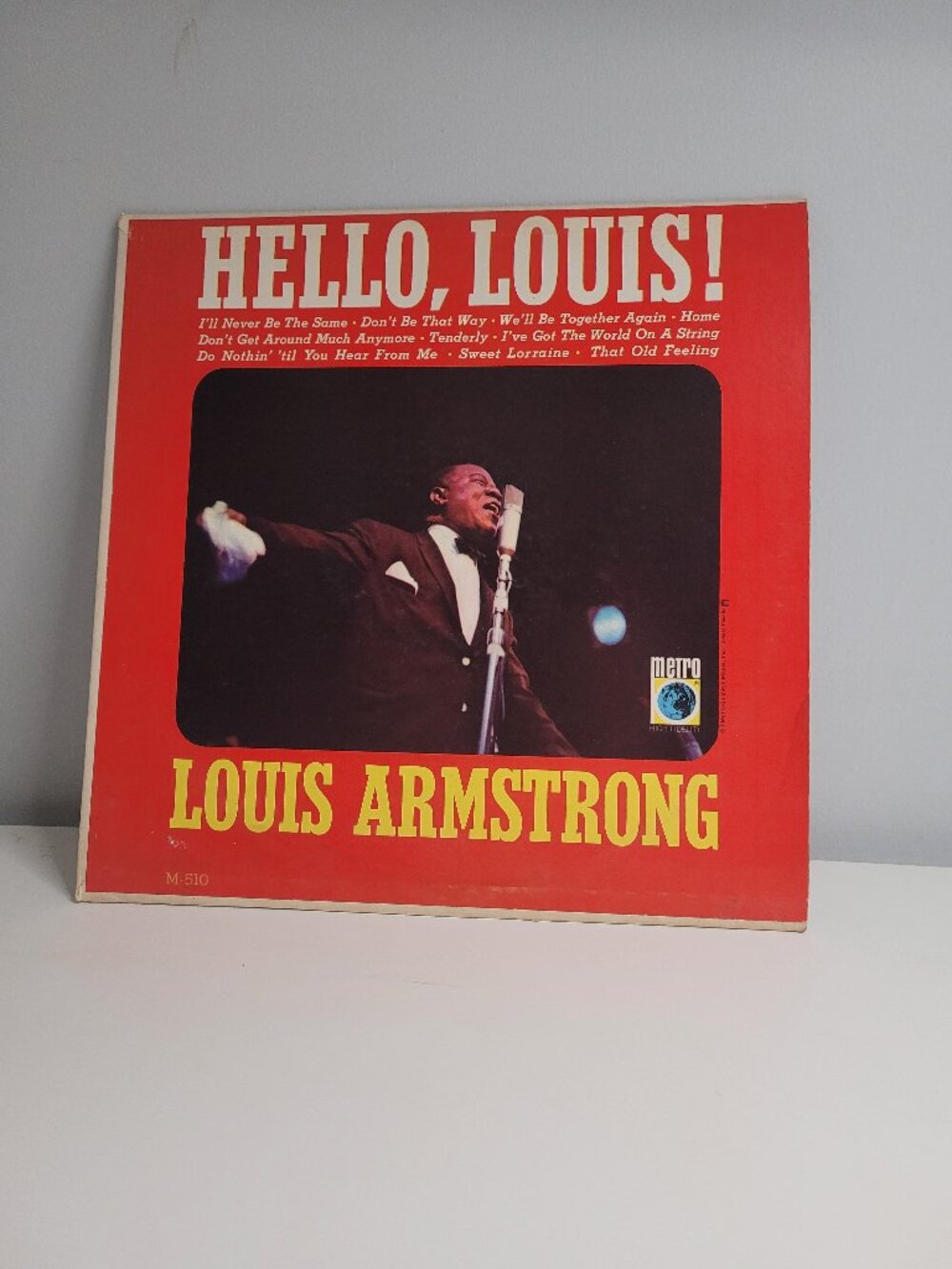 Hello Louis Louis Armstrong Metro Records Jazz Vinyl LP Record Vintage
